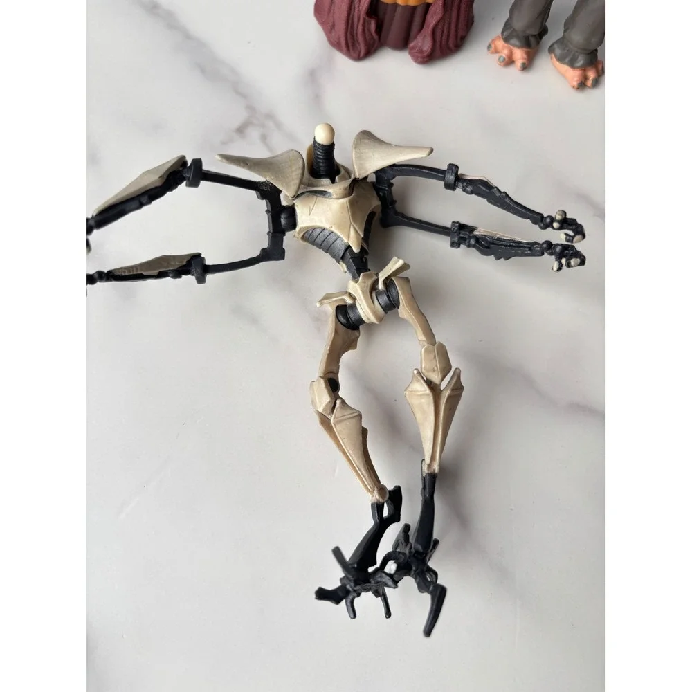 Star Wars Hasbro Figure Lot Anakin Jar Jar Nute Gunray‎ Clone Trooper Grievous